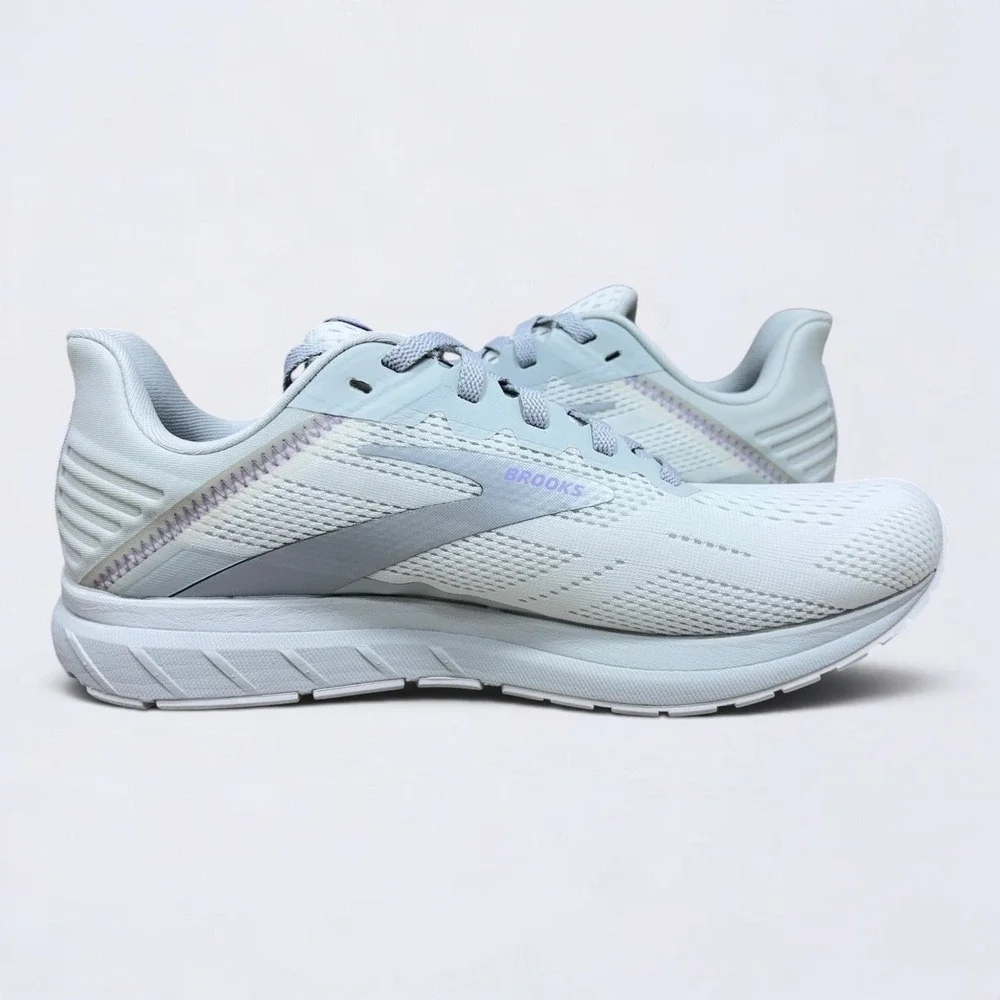 Brooks Anthem 5 Women's Size 8.5 B Running Shoes White Silver Lilac 1203651B174